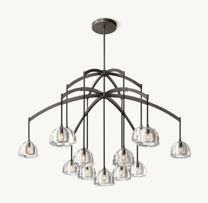 Hemisphere Round Chandelier 60\" 