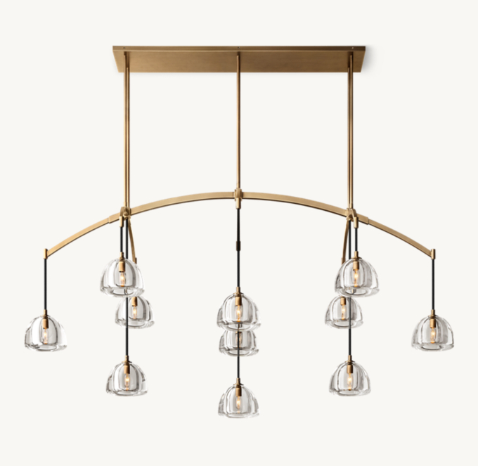 Hemisphere Linear Chandelier 72\" 