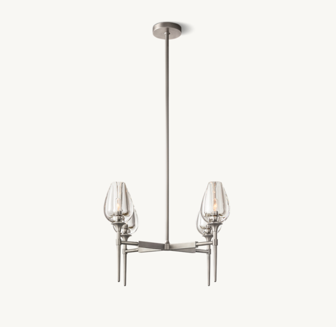 Tulip Round Chandelier 27\" 
