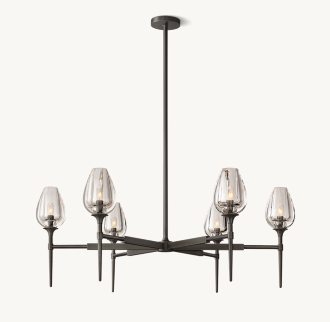 Tulip Round Chandelier 42\" 