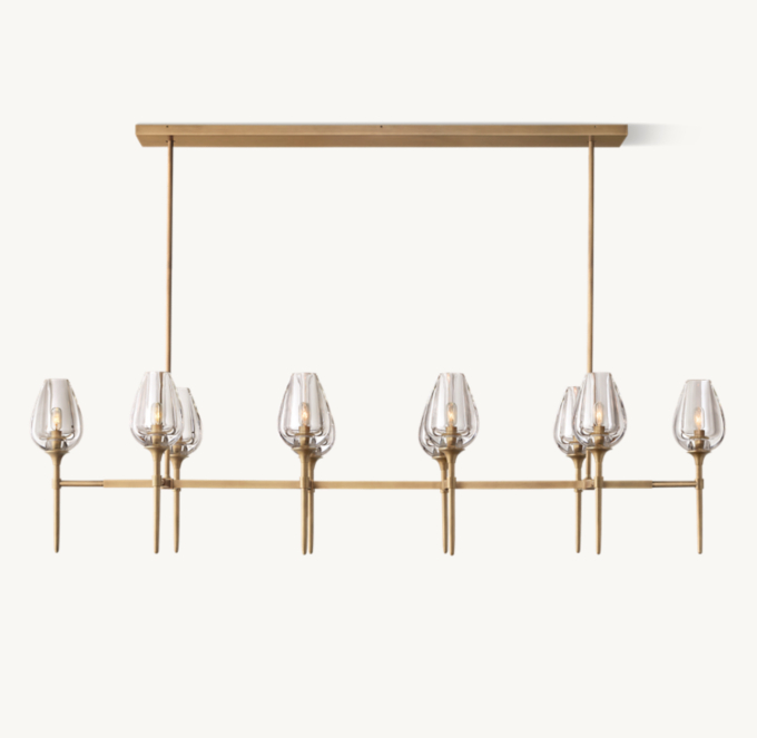 Tulip Linear Chandelier 65\" 