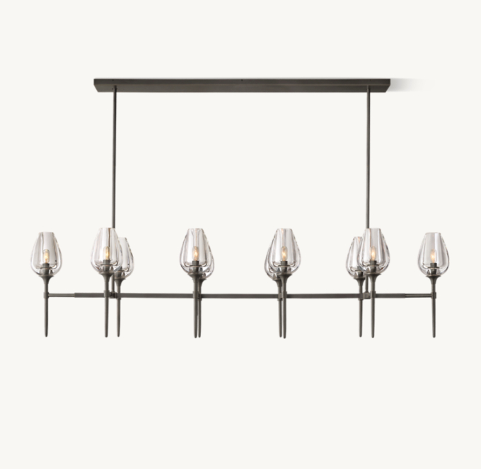 Tulip Linear Chandelier 65\" 