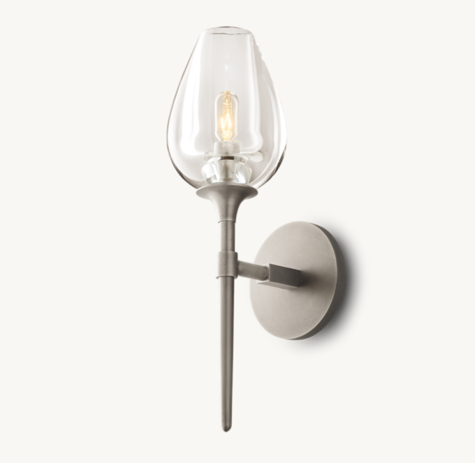 Tulip Single Sconce 
