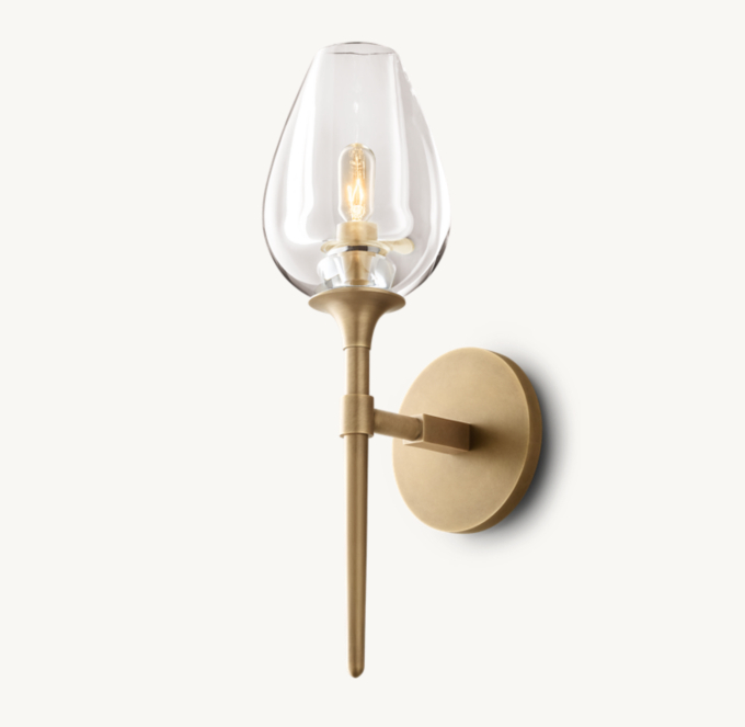 Tulip Single Sconce 