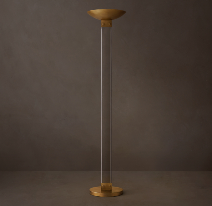 Shown in Lacquered Burnished Brass.