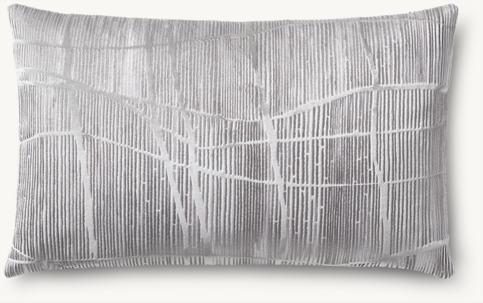 Overhead view of Italian Piscinas Abstract Pillow Cover - Lumbar 
