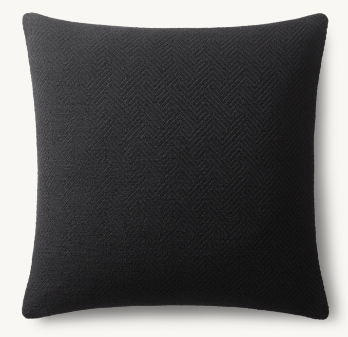Italian Bergamo Labyrinth KnifeEdge Pillow Cover Square