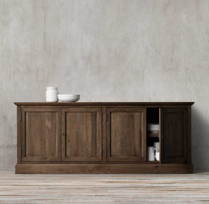 French Panel 4Door Sideboard