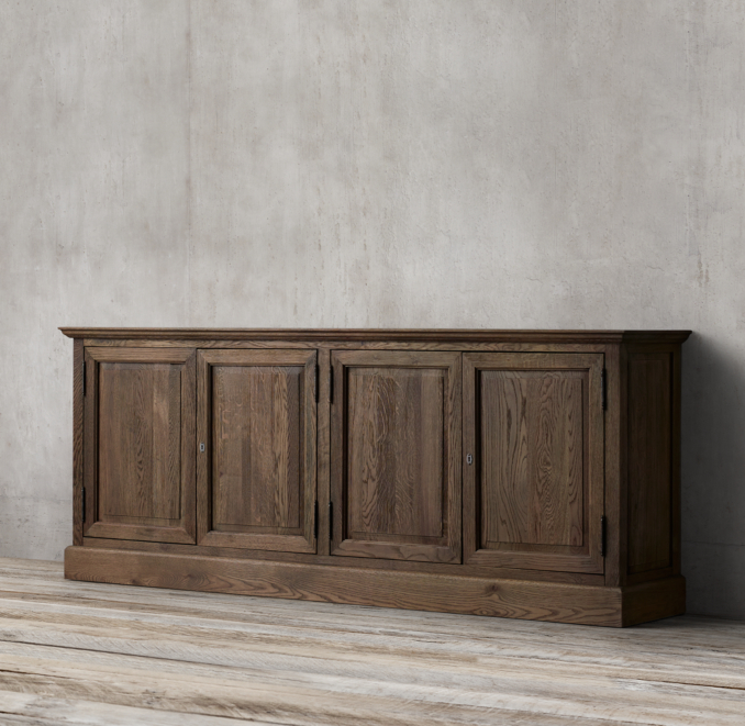 French Panel 4Door Sideboard