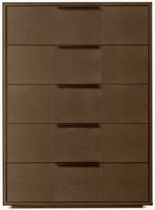 Saunderson Shagreen 5-Drawer Narrow Dresser