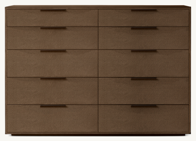 Saunderson Shagreen 10-Drawer Dresser