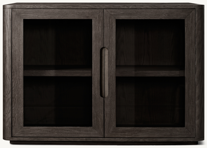 Breton Glass Double-Door Sideboard