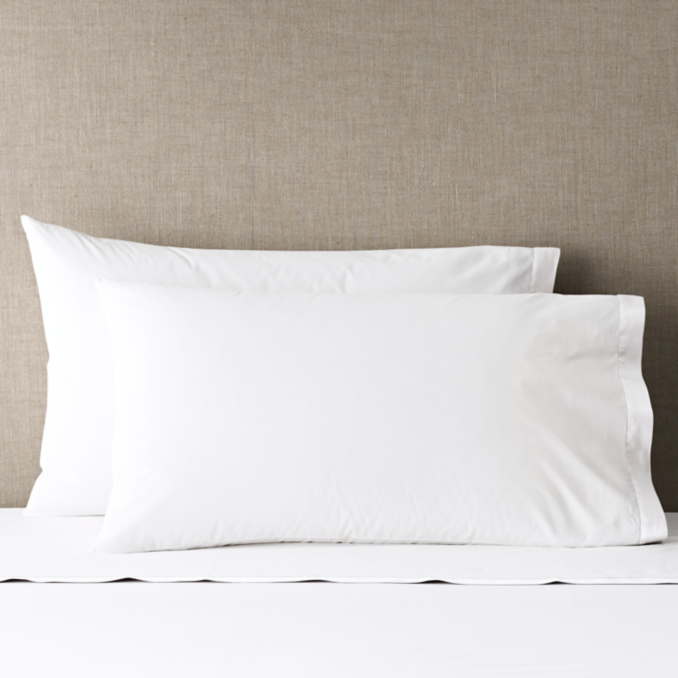 Italian Bold Border Cotton Pillowcases (Set of 2)