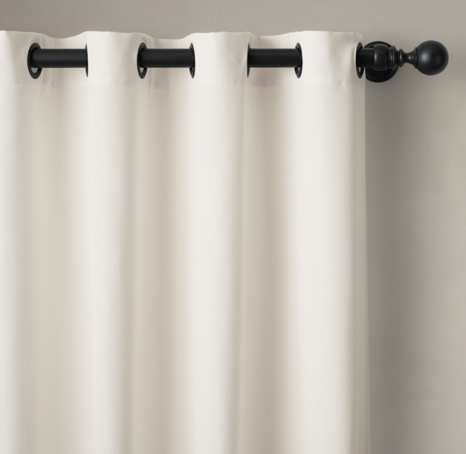 Outdoor Sunbrella Canvas Drapery - Grommet