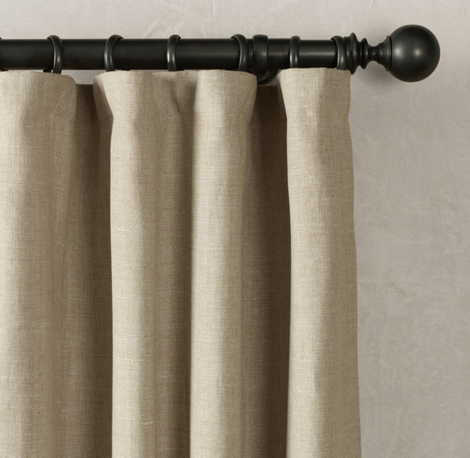 Hanging Rod Pocket Curtains With Rings Antique Rod Pocket Curtains
