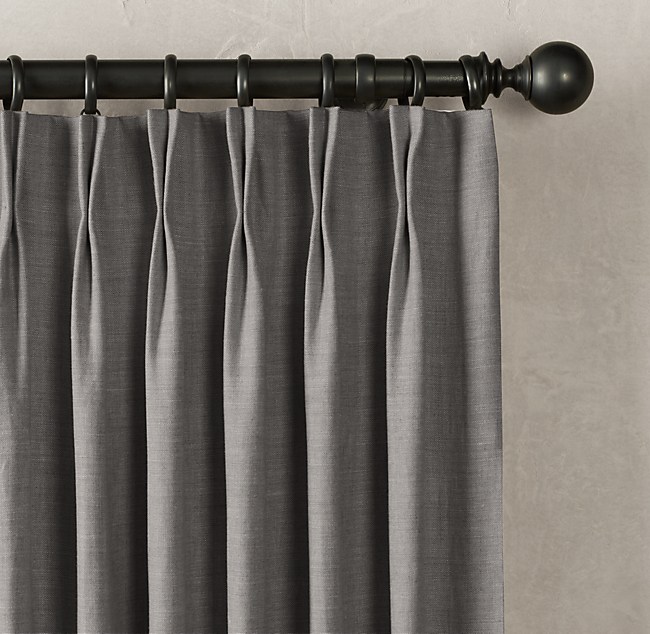 Belgian Heavyweight Textured Linen, Restoration Hardware Curtains Linen