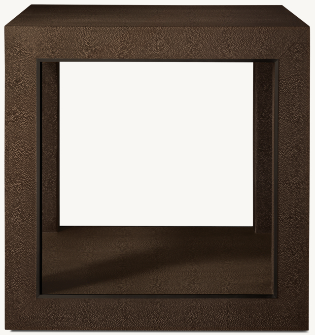 Cela Shagreen Square Side Table
