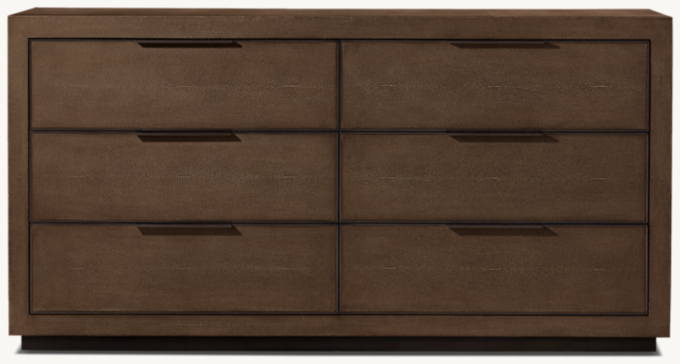 Cela Shagreen 6-drawer Dresser