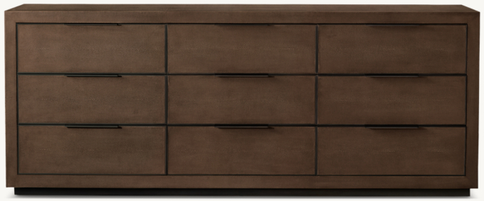Cela Shagreen 9-drawer Dresser