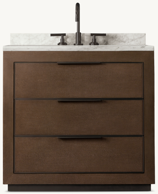 Cela Shagreen Single Vanity