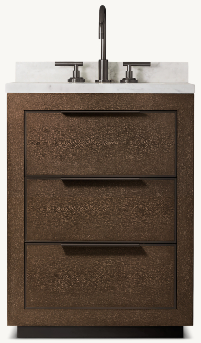 Cela Shagreen Powder Vanity