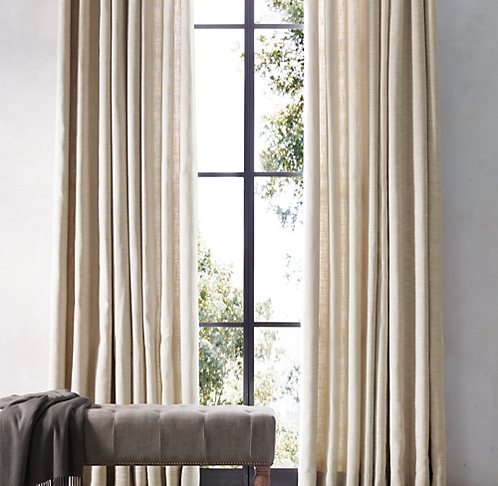 All Stocked Dry By Fabric Rh Modern, Restoration Hardware Curtains Linen