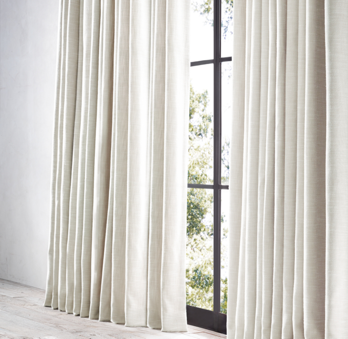 Perennials® Performance Classic Linen Weave Drapery | RH