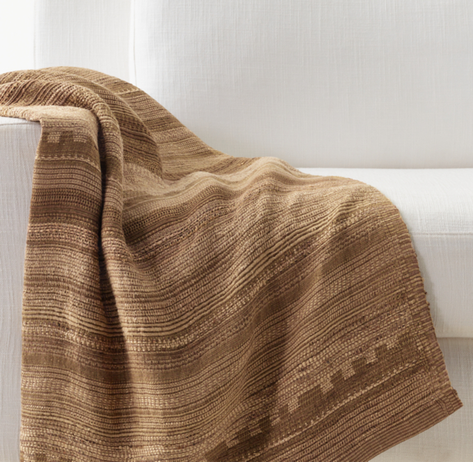 Alina Handwoven Space-Dyed Slub Throw