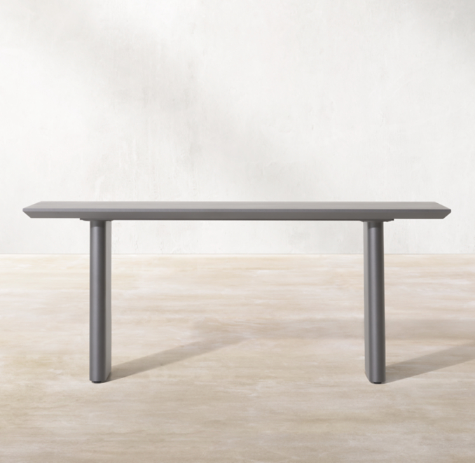 Balmain Aluminum Console Table