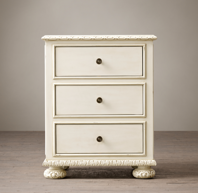 French Empire 24" Closed Nightstand