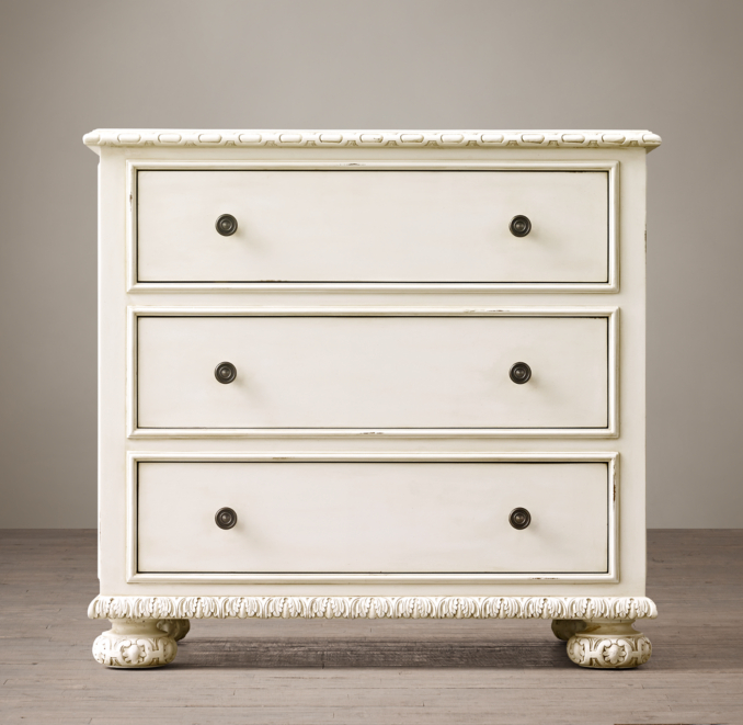 French Empire Closed Nightstand