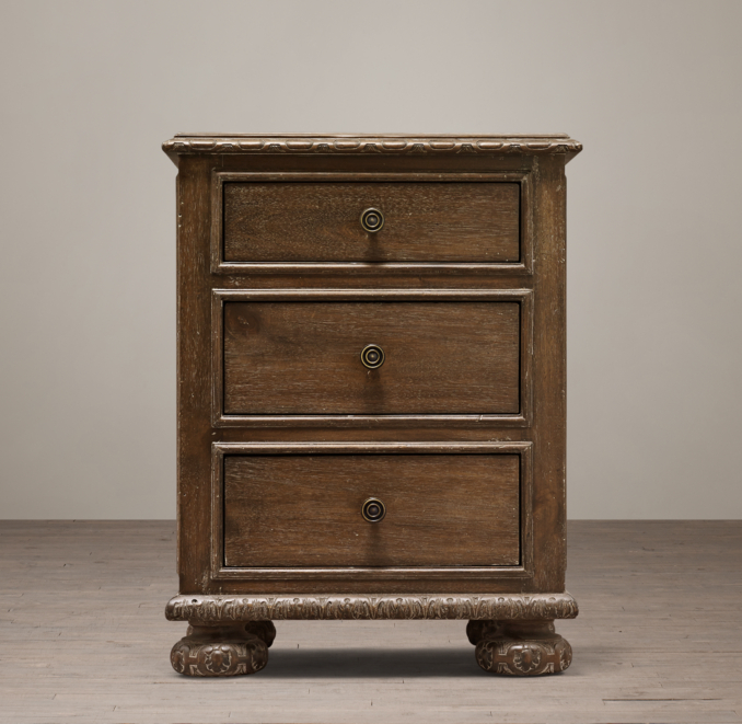 French Empire 20" Closed Nightstand