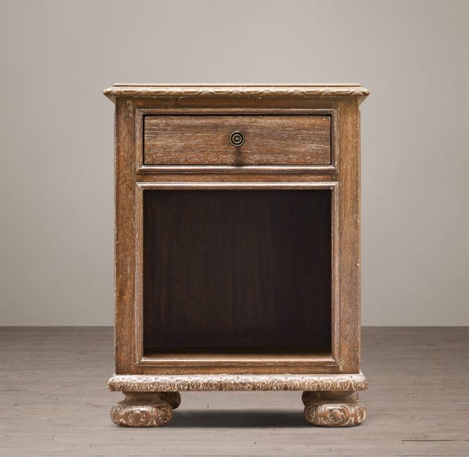 20" French Empire Open Nightstand