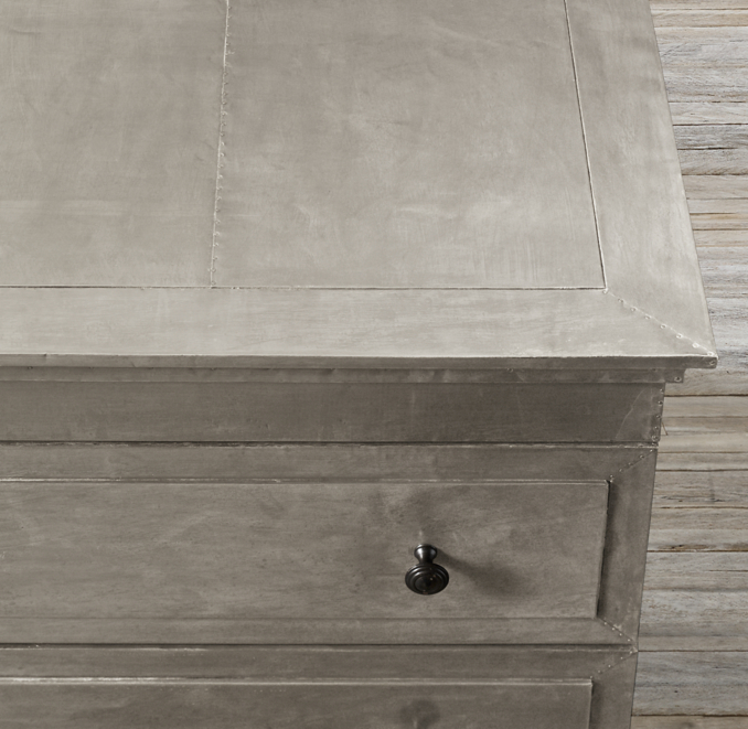 Annecy MetalWrapped 5Drawer Narrow Dresser