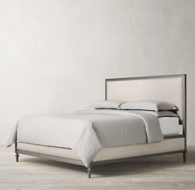 Restoration hardware store upholstered headboard