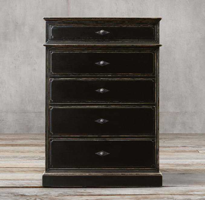 Montpellier 5Drawer Narrow Dresser