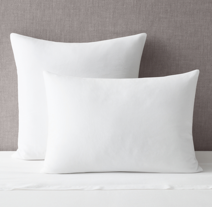 Front view of Italian Garment-Dyed Brushed Cotton Sham  
