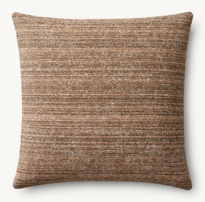 Nazaré Textured Solid Outdoor Pillow Cover - Square  