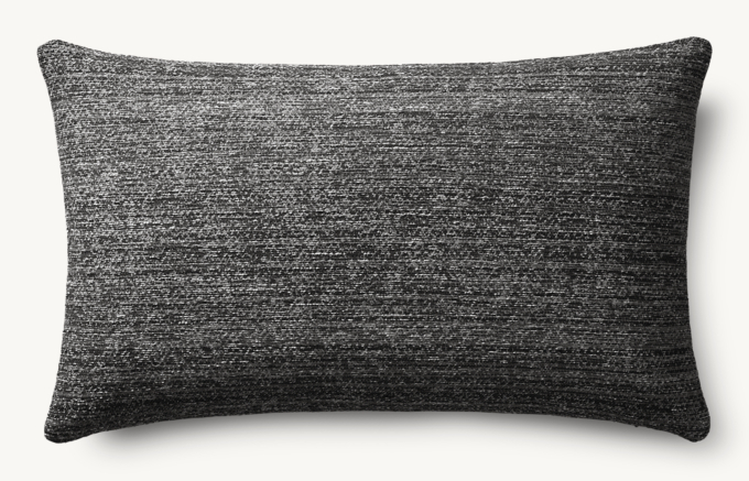 Nazaré Textured Solid Outdoor Pillow Cover - Lumbar  