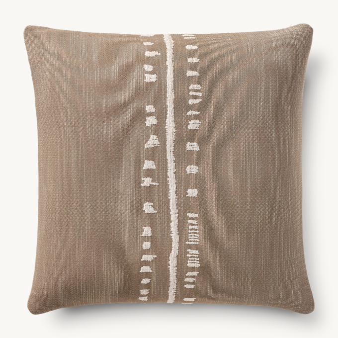 Ojai Center Stripe Outdoor Pillow Cover - Square