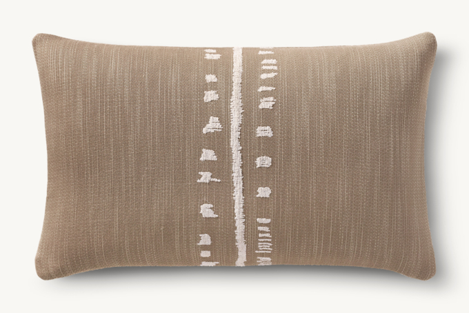 Ojai Center Stripe Outdoor Pillow Cover - Lumbar