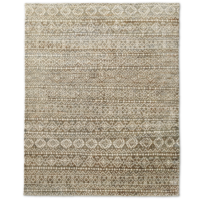 Raya Moroccan Jute Rug Grey