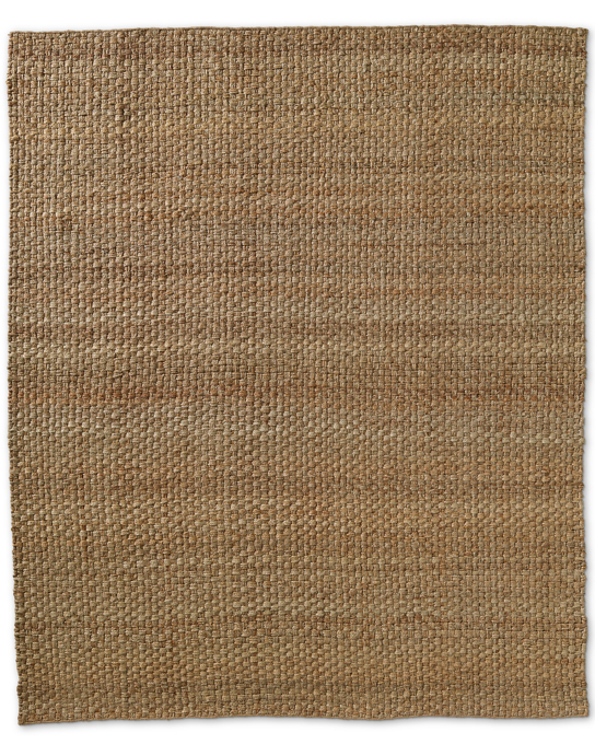 Basket Weave Jute Rug Honey