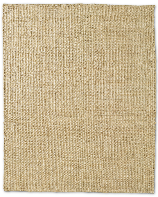 Basket Weave Jute Rug Linen