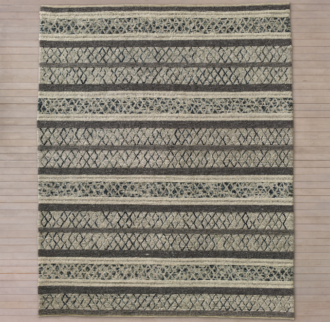 Strata Rug - Natural/Charcoal