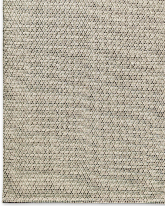 Diamond Lattice Wool Rug - Charcoal