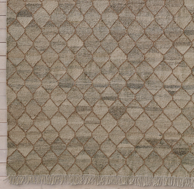 Nido Flatweave Rug Swatch - Sand