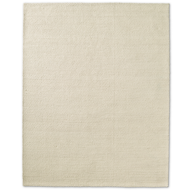 Luxe Looped Wool Rug - Cream