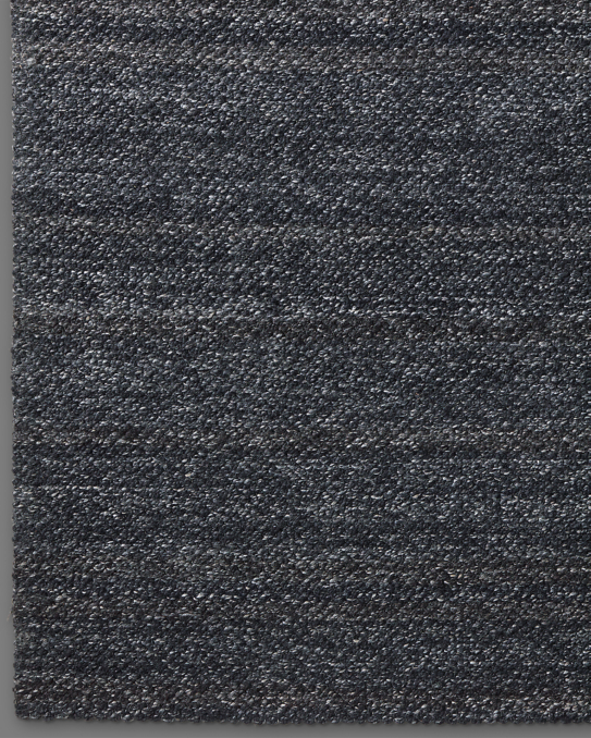 Luxe Looped Wool Rug - Graphite | RH