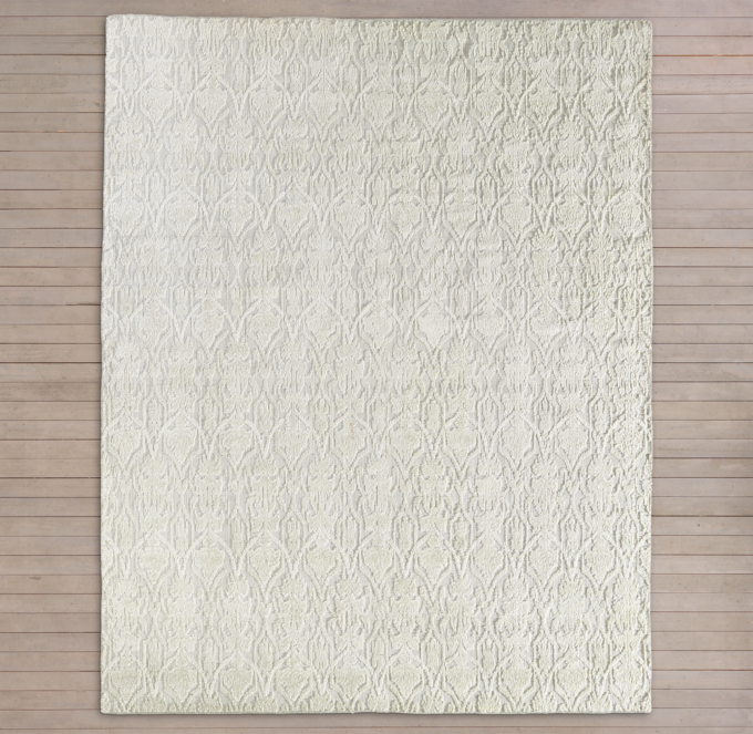 Abstract Ornamento Rug - Silver